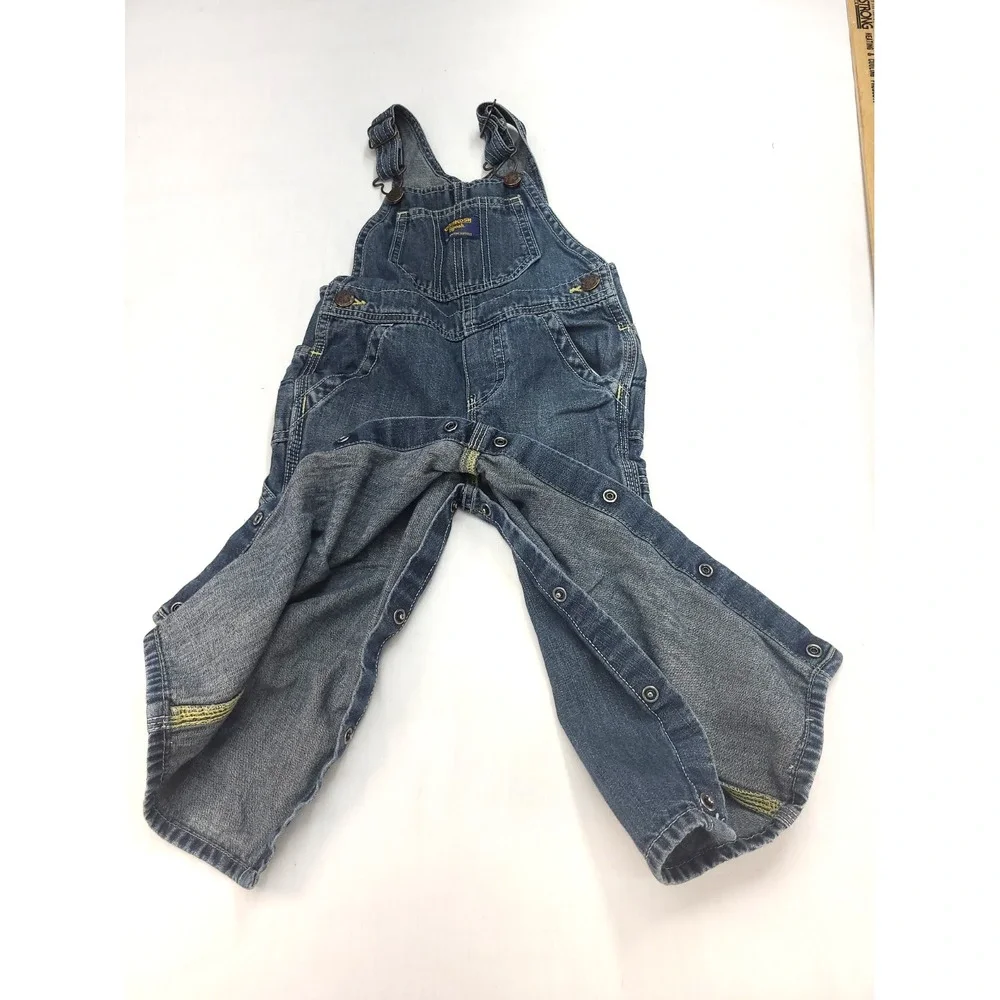 OshKosh B'gosh Denim Overalls Baby 24 Mos Cotton Traditional Babywear